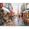 thumbnail image 1 of Ciudad y toalla Digital DIY Pintura al óleo Oficina en casa Pared Cuadro al óleo Pintura por números Pintura en lienzo, 1 of 6