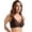 Brown Leopard, variant on Women'S Deep V Bras Leopard Print Seamless Wireless Full Coverage Comfort Bra Big Yellow Leopard L