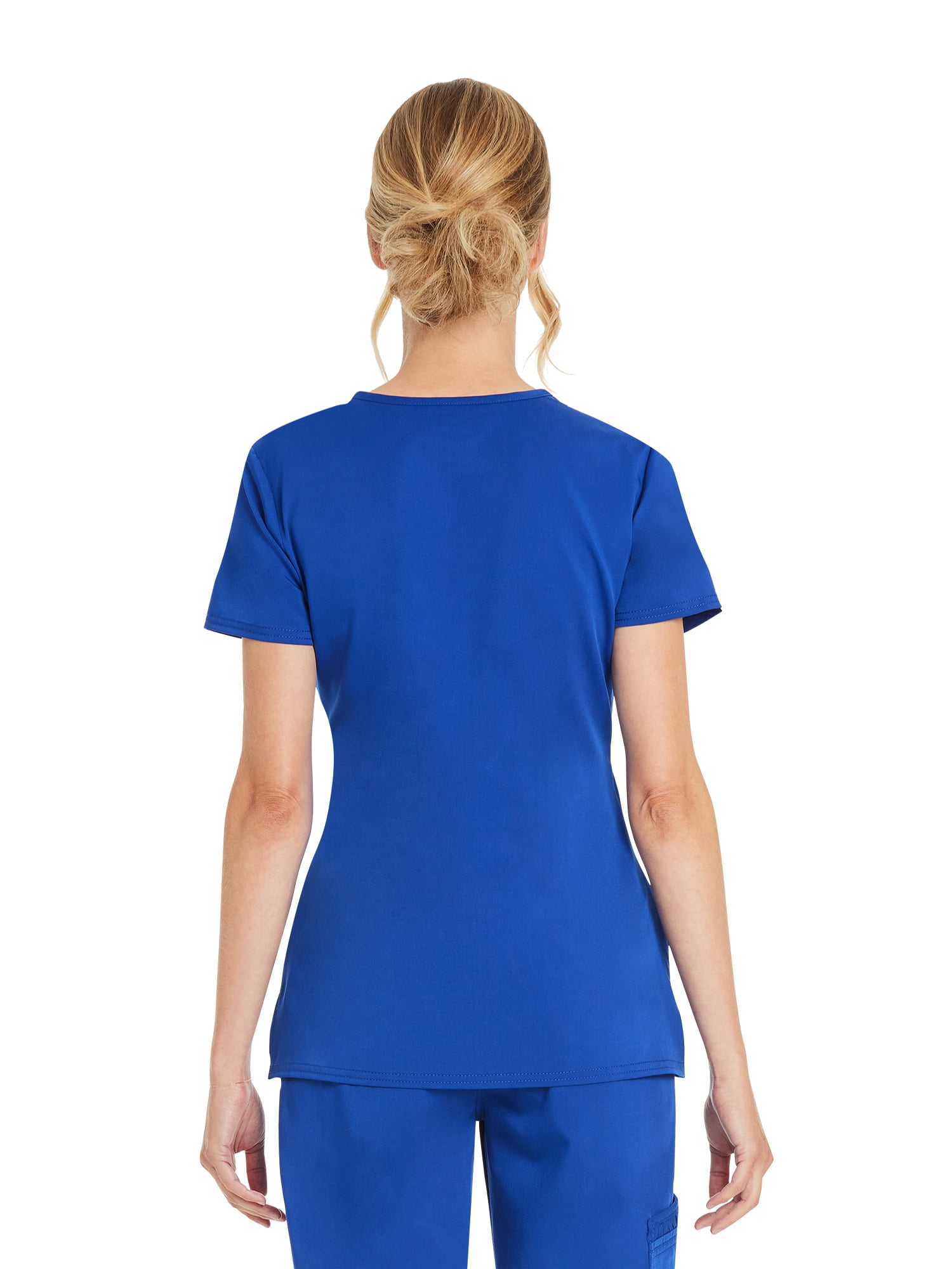 Scrubstar Women's Premium Ultimate Stretch V-Neck Scrub Top, Sizes XS-3XL