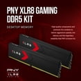thumbnail image 2 of PNY 32GB (2x16GB) XLR8 DDR5 5600MHz CL46 Desktop Memory kit, 2 of 7
