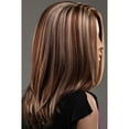 thumbnail image 5 of Xiao Hua Peluca sintética natural para mujer, larga, recta, con ondas mixtas, peluca de cabeza completa, peluca de fiesta, 1 pieza, 5 of 5