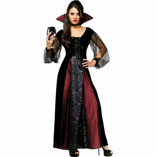 Fun World Gothic Maiden Vampiress Adult Halloween Costume - Walmart.com ...