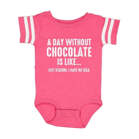 

Inktastic Day Without Chocolate Gift Baby Boy or Baby Girl Bodysuit