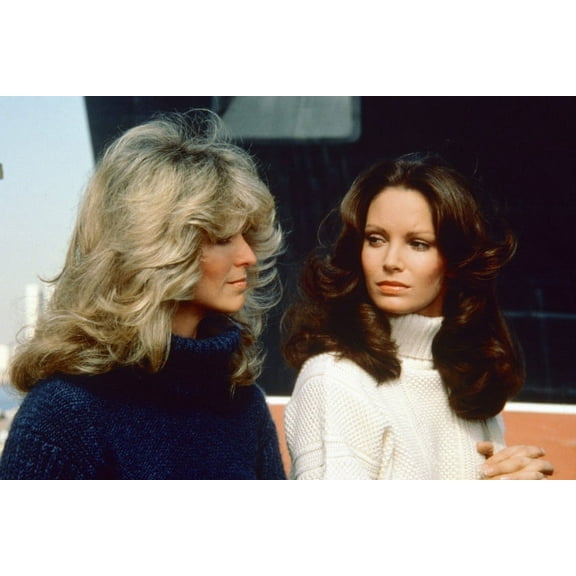 F. Fawcett And Jaclyn Smith In Charlie's Angels In Polo Neck s 24X36 Classic Hollywood Poster