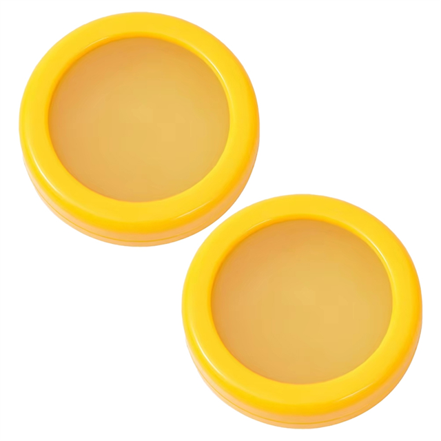 Contenedores de Silicona para Almacenar Alimentos para Mantenerlos Frescos: Recipientes para Aguacates, Limones y Tomates, Accesorios y Aparatos de Cocina en Color Amarillo