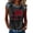 Black #12, variant on United States 250th Anniversary Tank Tops Round Neck Patriotic Red White Blue Blouse Sleeveless Vintage Denim Trim T Shirts Oversize Summer American Flag Shirts Sky Blue 2XL