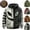 White, variant on Mens Halloween Graphic Hoodie Vintage Distressed Patchwork Long Sleeve Hooded Sweatshirt with Pocket for Party Daily Wear