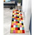 thumbnail image 5 of Well Woven StarBright Bright Square Modern Geometric Kids Rug Multi 2' x 7'3" Runner Area Rug, 5 of 8