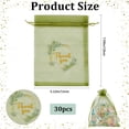 thumbnail image 2 of 30Pcs Thank You Mesh Bags 5x7 Inch Drawstring Jewelry Pouch Small Organza Sheer Flower Wedding Party Favor Gift Bags Storage for Candy Storage Christmas Birthday Gifts Wrapping Packaging, 2 of 9