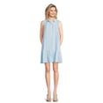 thumbnail image 2 of Time and Tru Women's and Women's Plus Sleeveless Shirt Dress, Sizes XS-4X, 2 of 5
