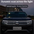 thumbnail image 5 of Luces LED para capó de coche con escaneo dinámico secuencial, tira de luces para faros delanteros, lámpara de ambiente decorativa para coche, DRL, blanco y rojo, 5 of 5