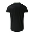 thumbnail image 5 of Sngxgn Men's Classic Fit Short Sleeve Solid Soft Cotton Polo Shirt(Black,XXL), 5 of 5