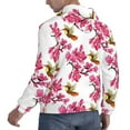 thumbnail image 3 of Hoodies for Men - Pink Magnolia Hummingbird Long Sleeve Comfrt Men'S Fashion Hoodies & Sweatshirts, Sweatshirts for Men Hoodies Pullover Clothing Clothes with Pouch, 3 of 7