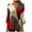 Multicolor Plus Size Blouse for Women_h, variant on CYMMPU Loose Fit Button V Neck Flare Sleeve Fall Fashion Shirts Blouses for Women Dressy Casual Floral Printed T-Shirts Spring Tops 3/4 Sleeve Empire Waist A Line T-Shirts XXL