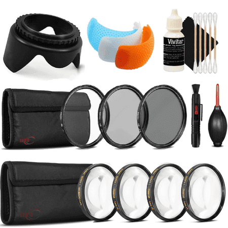 55mm Close UP Macro Kit with Accessory Kit for Nikon D5300 , D5600 and D7100
