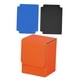 thumbnail image 5 of Caja contenedora para baraja de cartas coleccionables con capacidad para más de 100 cartas y separadores. Soporte para tarjetas de juego. Naranja, 5 of 9