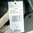 thumbnail image 6 of Michael Kors 35S2Gnms8L Carmen Medium Faux Leather Belted Satchel Black, 6 of 8