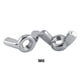 thumbnail image 1 of Tuerca de Mariposa Ticfox 10 Piezas DIN315 M3-M8 Acero Inoxidable SS316 Color plata, 1 of 1