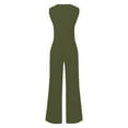 thumbnail image 4 of NMMUED Vest Sets Women 2 Piece Outfits Vest and Pants Set Women Linen Sets for Women 2 Piece Linen Vest Set Business Casual Outfits for Women, Green L, 4 of 6