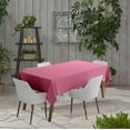 thumbnail image 2 of Vargottam Nappe Intérieure/extérieure 58 x 58 Pouces Nappe Carrée Imperméable pour Patiotables, Housses de Table Printemps/été pour Cour Arrière à Circuler/barbecues/pique-Nique - Rose Rose, 2 of 6