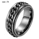 thumbnail image 2 of Anillo de acero inoxidable con anillo giratorio de 8 mm., 2 of 5