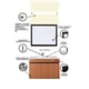 thumbnail image 5 of Gabinete De Baño Con Lavabo VINVENT Con Espejo Y Lampara, 5 of 7
