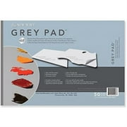 New Wave Palette - Disposable Palette, Grey Pad, Rectangular, 11" x 16"