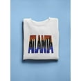 thumbnail image 3 of Atlanta Text With Sunset Paint Sweatshirt Men -Image by Shutterstock, Male x-Large, 3 of 4