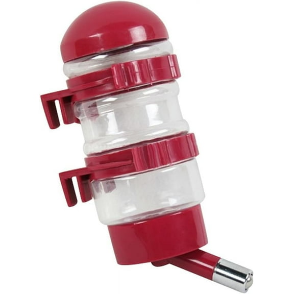 Pet Water Bottle, Stainless Steel Balls Leakproof Design for Small to Medium-Sized Pets, Safe Material ABS, BPA Free Automatic Water Dispenser for Crate Training