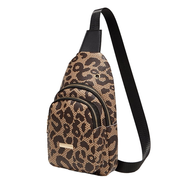 Bolso de mano de gran capacidad con estampado de leopardo europeo y americano de moda para viajeros