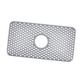thumbnail image 4 of simhoa Kitchen Sink Mat Silicone Heat Resistant Drainage Mat Stable Dish Drying Mat Gray, 4 of 8