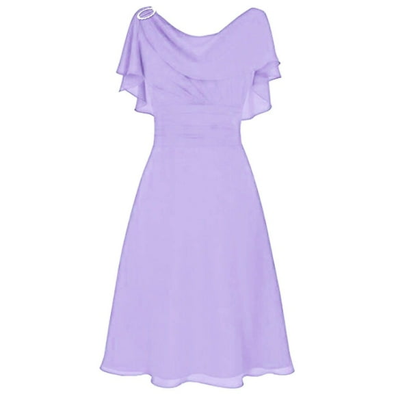 Idoravan Women's Dress Clearance Summer Women Formal Wedding Bridesmaid High-waist Party Ball Prom Gown Cocktail Dress