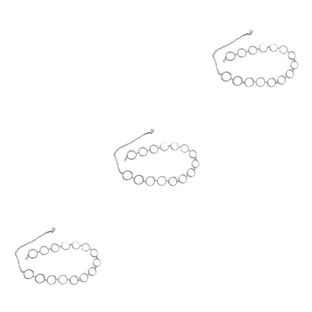 Jumpingount Cinturón hueco de corazón de amor de 90cm, cinturones de cintura fina a la moda para pantalones, vestido, faja de cadena de cintura clásica Type7 NO7 Jumpingount CBP137331