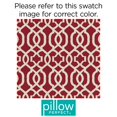 thumbnail image 2 of Pillow Perfect Extérieur / Intérieur Nouveau Géo Rouge Coins Carrés Coussin d'Assise 20x20x3 (Lot de 2), 2 of 2