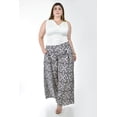 thumbnail image 4 of Pantalon tipo palazzo Roman Fashion /Tallas Extras, 2632 (Marino geometrico) azul marino 40, 4 of 6