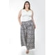 thumbnail image 4 of Pantalon tipo palazzo Roman Fashion /Tallas Extras, 2632 (Marino geometrico) azul marino 38, 4 of 6