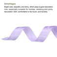thumbnail image 3 of 1 Inch 50 Yard Wide Satin Ribbon Grosgrain Valentine Wedding Ribbon for Gift Wrapping, Just for You, Lavender Purple, 3 of 6