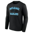 thumbnail image 2 of Men's Black Miami Marlins Team Heart & Soul Long Sleeve T-Shirt, 2 of 3