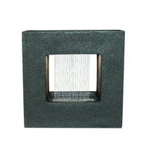 Hi-Line Gift Ltd 79563 Rainfall Fountain W/LED & Planter