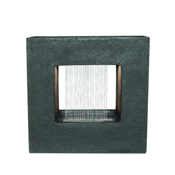 Hi-Line Gift Ltd 79563 Rainfall Fountain W/LED & Planter