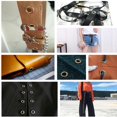 thumbnail image 2 of Herwey Scrapbook Eyelet, Eyelets Rivets, 100 Sets 8mm Grommet Kit Metal Eyelets Rivets Brass Eyelet Shoes Bag Clothes Accessories, 2 of 8