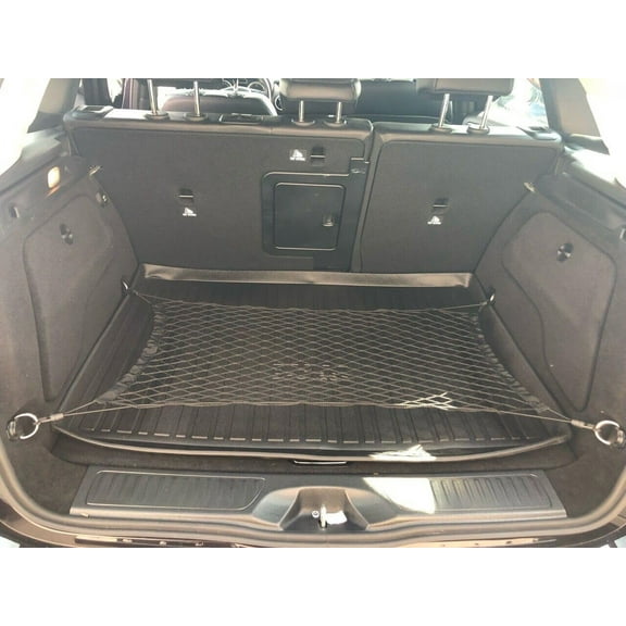 EACCESSORIES EA Trunk Organizer Cargo Net for MERCEDES-BENZ GLC-CLASS 2016-2022 – Floor Style Cargo Net for SUV – Premium Mesh Elastic Car Trunk Organizer Vehicle Carrier Storage – Compatible with GLC