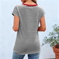 thumbnail image 5 of Jerdar Women's 2026 Spring Vest Tops Cap Sleeve Striped Shirt Knit Tank Top Summer Beach Vacation Clothe XXL, 5 of 5