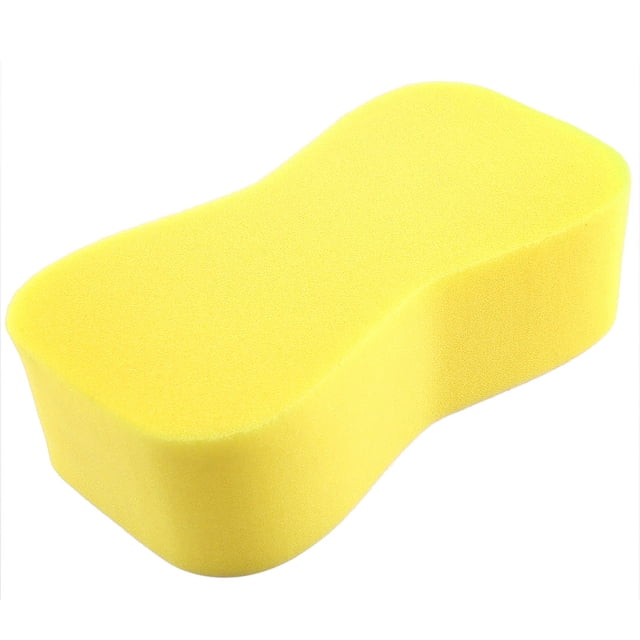 ESPUUMA DE LAVADO DE COCHE REGALWOVEN DURADERA Y PRÁCTICA EN FORMA DE HUESO COLOR AMARILLO