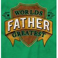 thumbnail image 2 of Worlds Greatest Father Trophy Dad Hoodie Hooded Sweatshirt Men Brisco Brands M, 2 of 7