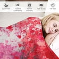 thumbnail image 3 of Chilfamy Moon Red Leaves Impressionist Painting Print Throw Blanket for Bed Couch Car Kids Adults All Seasons Flannel Material Blanket 40x50in, 3 of 6