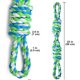 thumbnail image 2 of Juguete de cuerda para perros grandes, juguete para perros Tug of War con 2 asas, ideal para la salud dental de los perros Ormromra WHFLD29, 2 of 7
