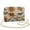 Sunflower, variant on Pzuqiu Sunflower Crossbody Leather Bags for Women Minimalist Lightness Leather Quilted Shoulder Bag with Chain Strap Soft Functional Trendy for Daily Use and Travel