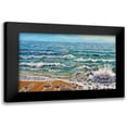 thumbnail image 1 of Francis, Sandra 24x17 Black Modern Framed Museum Art Print Titled - Wind White Waves, 1 of 5