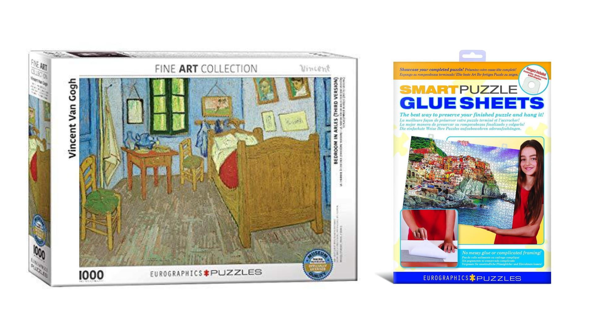 Bundle of 2 EuroGraphics Bedroom at Arles by Vincent Van Gogh (1000